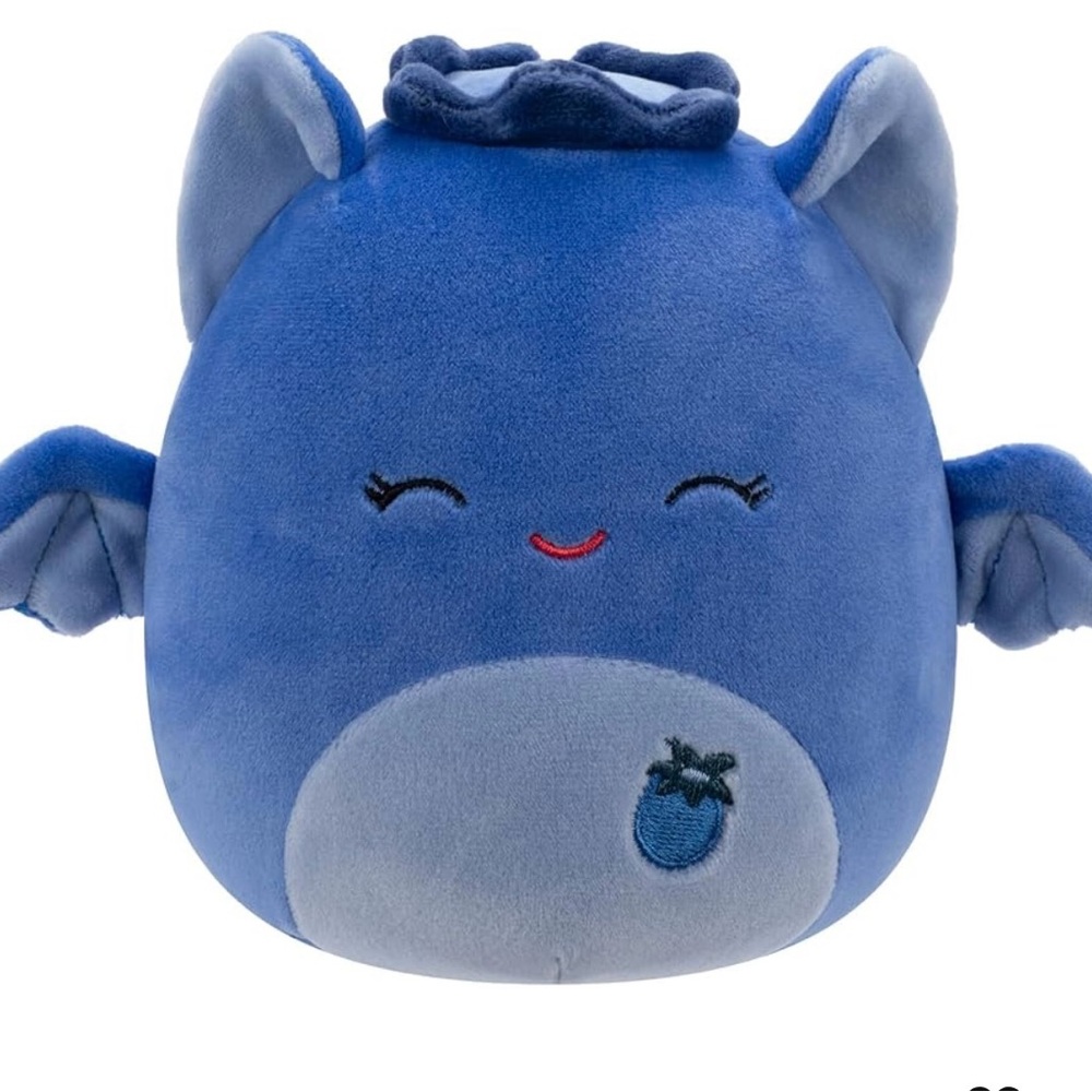 Squishmallows Bessie Blueberry Bat 5" Plush 2024